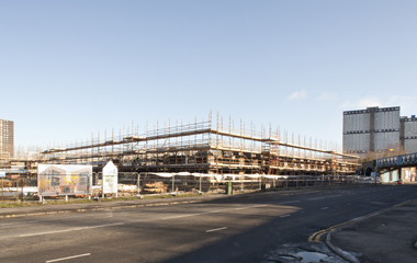 Construction continues at Laurieston
